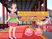 Princess Mulan Shoe Design